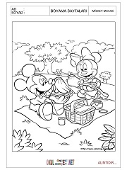 Mickey Mouse boyama sayfaları